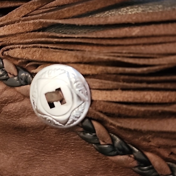 Vintage Fringe Leather jacket Size S from American Top - Picture 4 of 13